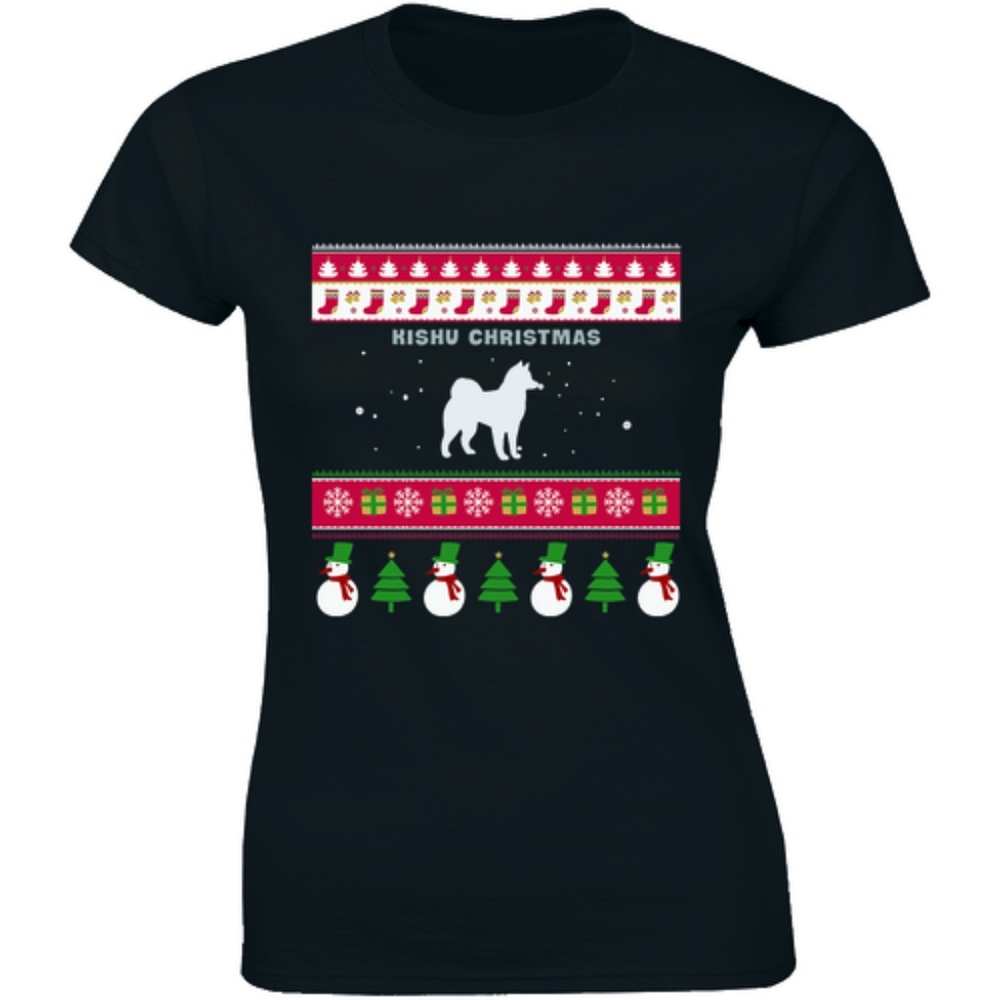 Kishu Christmas - Xmas Holiday Dog Lover T-shirt